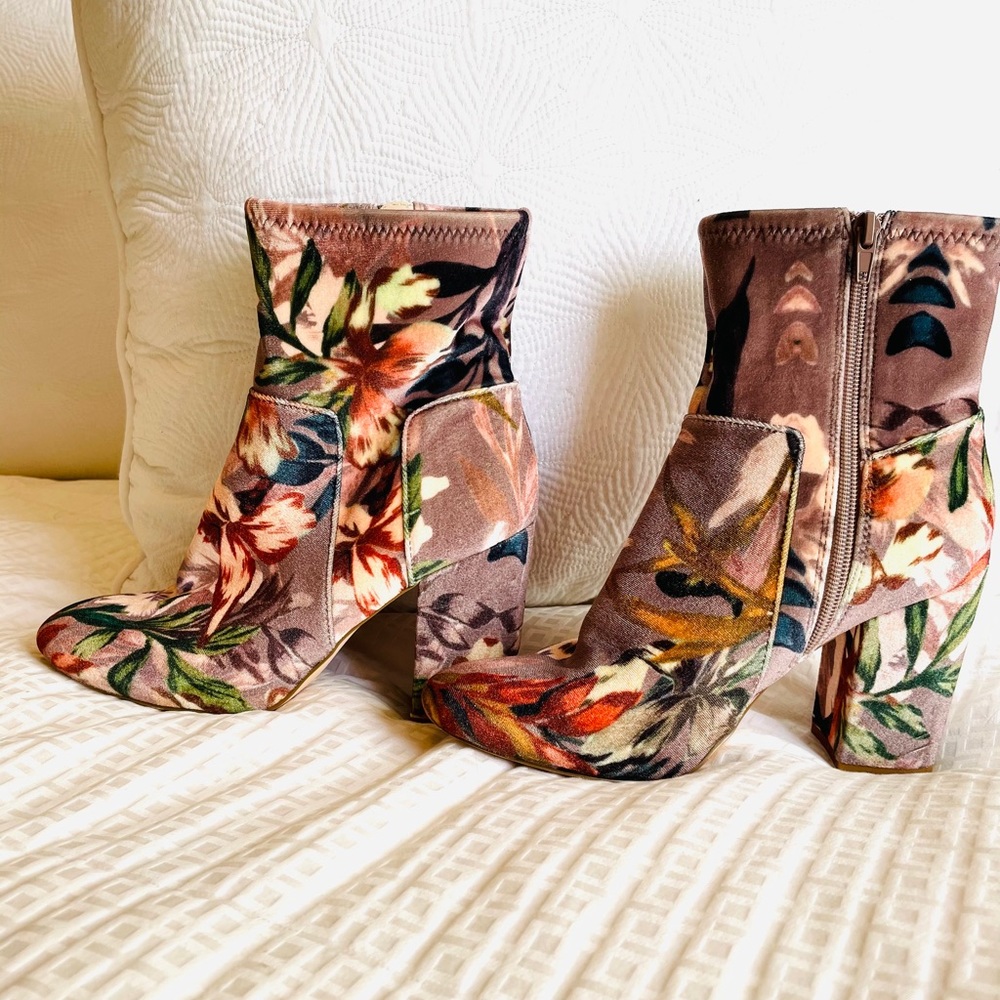 Nine West Floral Boots